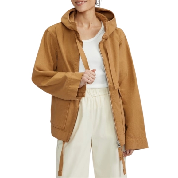 Everlane Jackets & Blazers - Everlane The Canvas Organic Cotton Anorak Jacket Utility Military Chore Sz M